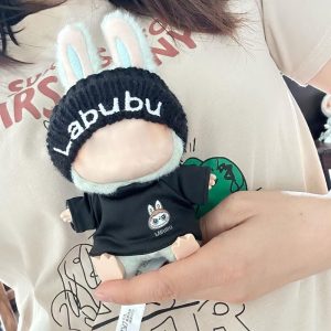 Dolls Clothes Outfit for Labubu, Dolls Accessories Suspenders Pants Replacement 2 Set No Doll