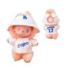 The First, Second And Third Generations Of Labubu Clothes Pendant Labubu Sitting Baby Clothes LA Baseball Suit Trend - Image 7