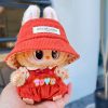 17cm Mini Doll'S Clothes Outfit Accessories For Korea Kpop Exo Labubu Idol V1 V2 Striped Sweater Overalls Glasses Hat Clothing - Image 13