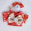 Japanese Style Dress Up For 17cm Labubu Doll Outfit Koi Cherry Blossom Pattern Kimono Doll Suit Doll Clothes Set - Image 24