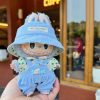 17cm Mini Doll'S Clothes Outfit Accessories For Korea Kpop Exo Labubu Idol V1 V2 Striped Sweater Overalls Glasses Hat Clothing - Image 14