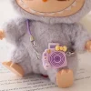 Mini Doll'S Clothes Outfit Accessories For 15-17cm Ropa Labubu & 10cm Cotton Doll Love Hoodie Pink Yarn Skirt Clothing No Doll - Image 13