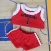 17cm Mini Labubu Doll'S Clothes Outfit Accessories For Basketball Playe Clothing Labubu Idol V2 Idol Athlete Clothing Gift - Image 5