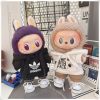 15/17cm Labubu V1 V2 Doll Clothing Fashion Hoodie And Pants Set Korean Idol Trendy DIY Doll Clothing Accessories Toy Gift - Image 2
