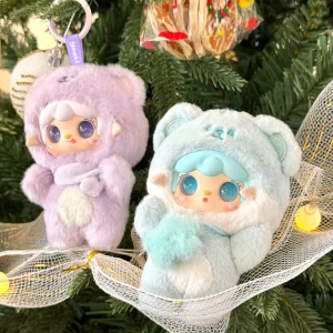 Yooki V4 Plush Take A Bite Of Bear Series Cute Pendant Blind Box Desktop Ornament Toy Anime Cartoon Doll Mystery Box Girl Gifts