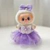 Stylish Daisy & Straw Hat For 3.0 Labubu Ropa Chic Dress With Pearl Headdress - Cute & Elegant Labubu-Themed Outfit - Image 18