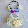 Chinese Qipao Hairpin Flower Dress For Labubu 3.0 Outfit Summer Countryside Princess Doll Clothes For V1/V2/V3 Labubu - Image 15