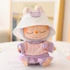 Mini Doll'S Clothes Outfit Accessories For 15-17cm Ropa Labubu & 10cm Cotton Doll Love Hoodie Pink Yarn Skirt Clothing No Doll - Image 9