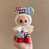 New  17cm Standing Doll Clothes Circus Clown Style Handmade Dress Up Mokoko Doll Accessories Ornaments Headdress Clothes - Image 8