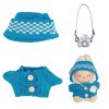 Labubu I II Dolls Cute Clothing 4 Colors Mesh Sweater And Hat Set Accessories Clothing Plush Doll Clothing - Image 4