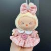For 15-17cm Labubu Doll Clothes Vintage Dress Doll Clothes Flower Skirt Dolls Accessories Cute Decoration Little Cloths( no doll - Image 5