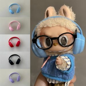 Labubu Accessories：17cm Labubu Fashion Earphone Accessories 10cm Cotton Doll Earphones Macaron Color Doll Earphones