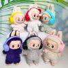 Labubu Accessories：17cm Labubu Fashion Earphone Accessories 10cm Cotton Doll Earphones Macaron Color Doll Earphones - Image 4