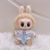 New For 17cm Labubu Fashion Devil Cloak Clothing Academy Style Knitted Shirt Pleated Skirt Mini Sunglasses Leather Shoes - Image 12