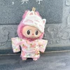 For 15/17cm Labubu Doll Summer Fresh Style Japan Kimono Set Gentle Light Color Clothes Doll Accessories - Image 3