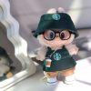 For Labubu 15cm 17cm Bjd  Clothing Coffee Blind Box V1 V2 V3 Working Clothes Clothes Replacement Fashion Retro Delicate Suit Toy - Image 2