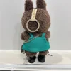 Labubu 17cm Doll'S Clothes Outfit Accessories Clothing Cartoon Green Coffee Dress With Shoes - Image 5