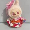 Japanese Style Dress Up For 17cm Labubu Doll Outfit Koi Cherry Blossom Pattern Kimono Doll Suit Doll Clothes Set - Image 19