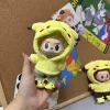 Mini Plush Doll Clothing Set Cute Pikachu Suit Cartoon Labubu Vinyl Doll Kpop Idol Doll Clothing Accessories - Image 2