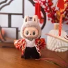 Japanese Style Dress Up For 17cm Labubu Doll Outfit Koi Cherry Blossom Pattern Kimono Doll Suit Doll Clothes Set - Image 16