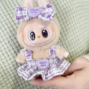 17cm Mini Plush Doll'S Clothes Outfit Accessories For Korea Kpop Exo Labubu Idol suit Clothing Gift