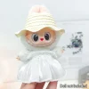 Stylish Daisy & Straw Hat For 3.0 Labubu Ropa Chic Dress With Pearl Headdress - Cute & Elegant Labubu-Themed Outfit - Image 21