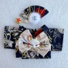 Japanese Style Dress Up For 17cm Labubu Doll Outfit Koi Cherry Blossom Pattern Kimono Doll Suit Doll Clothes Set - Image 29