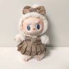 17cm Labubus Mini Doll Luxury Clothing Set Bow Headband Dress Outfit  Labubu II Doll Sitting Party Game Clothes Toys Accessories - Image 13