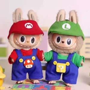 17cm Labubu Clothing Game Character Dress Up Clothing Labubu Clothing Keychain Doll Replacement Clothing Toys No Doll Diy Gift