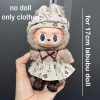 For 15-17cm Labubu Doll Clothes Vintage Dress Doll Clothes Flower Skirt Dolls Accessories Cute Decoration Little Cloths( no doll - Image 2