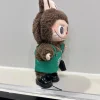 Labubu 17cm Doll'S Clothes Outfit Accessories Clothing Cartoon Green Coffee Dress With Shoes - Image 4
