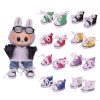 3.8cm Doll Shoes Solid Color Pop Lace up Canvas Shoe PU Shoes For 17cm Labubu Doll Clothes Accessories,Girl's Toys Clothing Gift - Image 4