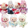 For 15/17cm Labubu Doll Summer Fresh Style Japan Kimono Set Gentle Light Color Clothes Doll Accessories - Image 6