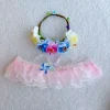 Chinese Qipao Hairpin Flower Dress For Labubu 3.0 Outfit Summer Countryside Princess Doll Clothes For V1/V2/V3 Labubu - Image 10