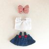 For 15-17cm Labubu Doll Clothes Vintage Dress Doll Clothes Flower Skirt Dolls Accessories Cute Decoration Little Cloths( no doll - Image 9