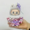 Japanese Style Dress Up For 17cm Labubu Doll Outfit Koi Cherry Blossom Pattern Kimono Doll Suit Doll Clothes Set - Image 20