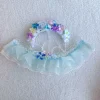 Chinese Qipao Hairpin Flower Dress For Labubu 3.0 Outfit Summer Countryside Princess Doll Clothes For V1/V2/V3 Labubu - Image 14