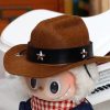 Labubu Ropa 3.0 Western Cowboy Jumpsuit With Hat Set For V1/V2 Labubu Outfit Cute Doll Clothes Accessories Trendy Gift - Image 2