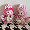 Japanese Style Dress Up For 17cm Labubu Doll Outfit Koi Cherry Blossom Pattern Kimono Doll Suit Doll Clothes Set - Image 4