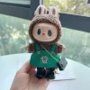 Labubu 17cm Doll'S Clothes Outfit Accessories Clothing Cartoon Green Coffee Dress With Shoes - Image 2