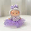 Stylish Daisy & Straw Hat For 3.0 Labubu Ropa Chic Dress With Pearl Headdress - Cute & Elegant Labubu-Themed Outfit - Image 22