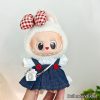 Mini Doll'S Clothes Outfit Accessories For 15-17cm Ropa Labubu & 10cm Cotton Doll Love Hoodie Pink Yarn Skirt Clothing No Doll - Image 22