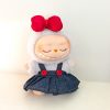For 15-17cm Labubu Doll Clothes Vintage Dress Doll Clothes Flower Skirt Dolls Accessories Cute Decoration Little Cloths( no doll - Image 11