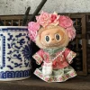 Chinese Qipao Hairpin Flower Dress For Labubu 3.0 Outfit Summer Countryside Princess Doll Clothes For V1/V2/V3 Labubu - Image 5
