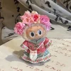 Chinese Qipao Hairpin Flower Dress For Labubu 3.0 Outfit Summer Countryside Princess Doll Clothes For V1/V2/V3 Labubu - Image 2