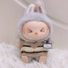 New For 17cm Labubu Fashion Devil Cloak Clothing Academy Style Knitted Shirt Pleated Skirt Mini Sunglasses Leather Shoes - Image 11