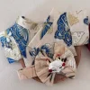 Japanese Style Dress Up For 17cm Labubu Doll Outfit Koi Cherry Blossom Pattern Kimono Doll Suit Doll Clothes Set - Image 12