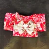 Japanese Style Dress Up For 17cm Labubu Doll Outfit Koi Cherry Blossom Pattern Kimono Doll Suit Doll Clothes Set - Image 7