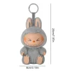 1:1 Replica Labubu The Monsters Toys Plush Vinyl Face Dolls Heart-Moving Macaron Hanging Keychain Dolls Action Figures Model - Image 5