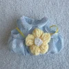 Chinese Qipao Hairpin Flower Dress For Labubu 3.0 Outfit Summer Countryside Princess Doll Clothes For V1/V2/V3 Labubu - Image 11